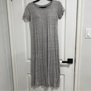 Grey Tshirt Maxi Dress